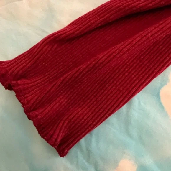 Nordstrom Red Long Sleeve Tee - Picture 3 of 3